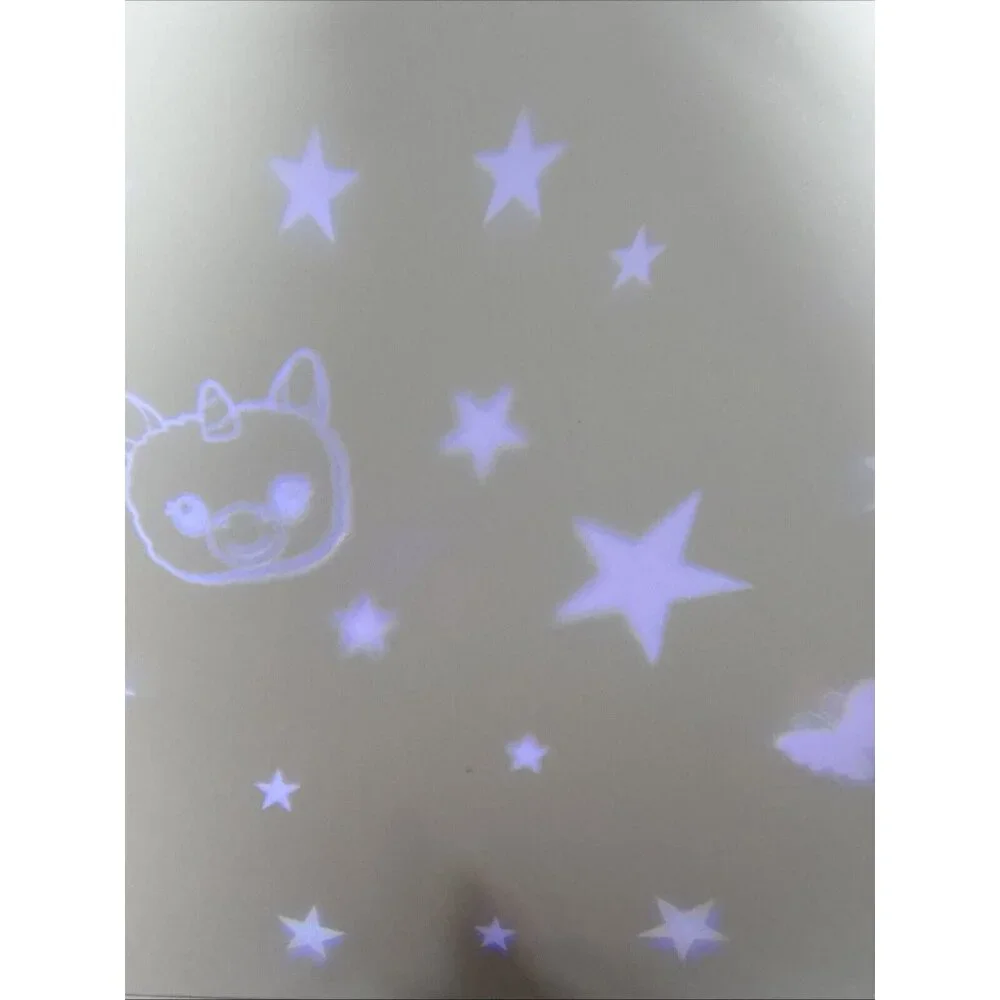 Star Belly Dream Lites Shimmering Rainbow Unicorn Stuffed Plush Night Light Up‎